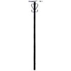 Solar Blk 56in Pst Mailbox Steel Stl Pbk Black Posts Galv Group