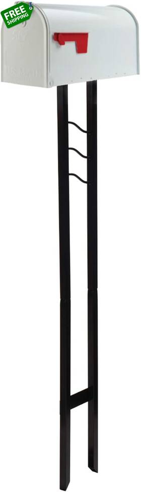Solar Group Inc. 445028913902 Architectural Mailboxes Mailbox To Go Galvanized Steel And Post Kit Mc1