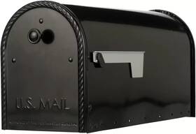 Solar Group Inc. 629722465517 Architectural Mailboxes Edwards Galvanized Steel Post Mount Mailbox