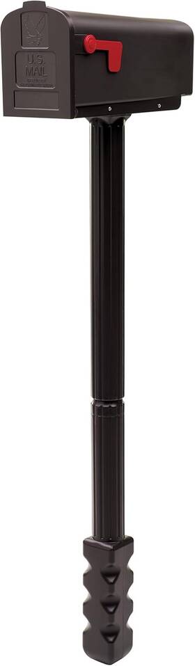 Hcpl10vam Solar Group Inc. Architectural Mailboxes Harrison Rust-proof Plastic Post Mounted Mail Box For O