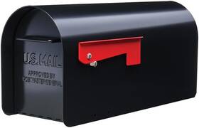 Mb801bam Solar Group Inc. Architectural Mailboxes Ironside Large Capacity Galvanized Steel Black Post-mou