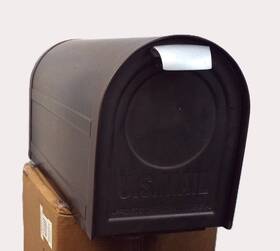 Solar Nm16 Group Dark Brown Model Heavy Duty Steel Rural Mailbox