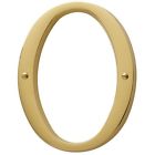 90670 Solid Residential Brass Polished Lifetime Baldwin House Number 0