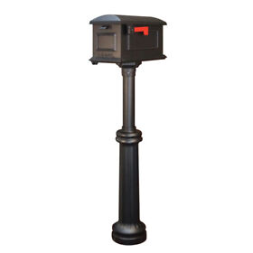Sct-1010-spk600-cp Special Lite Traditional Curbside Mailbox With Ashland Post Copper