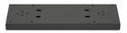 5112b Spreader Architectural Standard Mailboxes Black Duo Posts