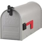 St10 Solar Group Deluxe No T1 Rural Mailbox-gray Mailbox 046462100025