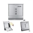 Stainlessmailboxf Fasmov Wall Mount Stainless Steel Drop Box Mailbox