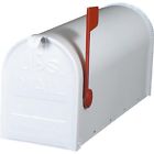 Alm110w0 Standard Premium Gibraltar Rural Size Aluminum White Mailbox