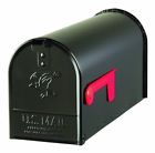Standard Steel Rural Latch Letter Mailbox Flag Galvanized Simple Display