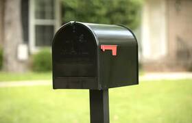 St200bam Stanley 445002926935 Heavy Duty-vintag Extra Large Jumbo Post Rural Mailbox Galvanized Steel.package