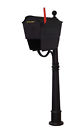 Stb2007-spk600-blk-lb997 Special Lite Products Town Square Curbside Locking Mailbox 092776132160
