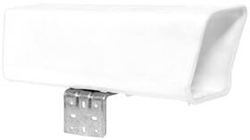 A-6100-05-tb Steel City Plastic Newspaper Delivery Tube Box Receptacle And Mounting Bracket White