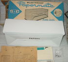 Steel City Corp Vintage New Papermate Newspaper Or Mail Box White W Template Screws Polyethyn 035051406525