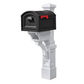 523300 Step2 Classic White Mail Post Xl Black Mailbox Outgoing Indicator Non-locking