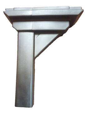 583200 Step2 Post Mount Black Plastic Standard Mailbox Model #583200 Only