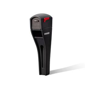 Step2 711181609721 Mailmaster Streamline Large Resin Overpost Mailbox And Post Combo Black Onyx