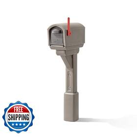 B076dkhsdk Step2 Mailmaster Express Mailbox Weather Resistant Large Outdoor Plastic Moch