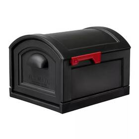 Mpn-303940504042 Step2 Post-mount Mailbox Magnetic Closure Plastic Flags Handles Onyx Black
