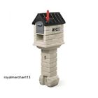 Stone House Post Mail Postage Mailbox Mounted Hill Address Street