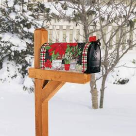 06904 Studio M Mailwrap Mailbox Cover Holiday Gathering