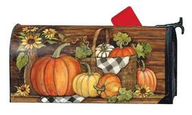Studio M 843259147443 Mailwraps Harvest Gathering Fall Thanksgiving The Original Magnetic Mailbox Cove