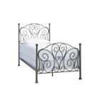 Bd8045t Style Well Scroll Bed Twin Xl Lighted Headboard Metal In Oil Rubbed Bronze