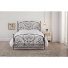 Bd8045q Style Well Scroll Platform Bed Queen With Head Footboard Metal In Oil Rubbed Bronze