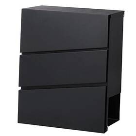 Ksmb932bk Suwisser Locking Mailbox Wall Mounted Large Capacity Metal With 932 Black