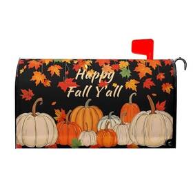 Lzzlzz9250421783laeu8 Sweetshow Pumpkin Mailbox Covers Magnetic 21x18 Inches Happy Fall Yftall