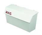 T-h6003wt Flambeau Classic Wall Mount Mailbox Wood Grain Texture White