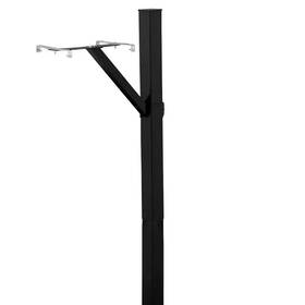 T.o.p. 313095344394 Steel Drive-in Top Mount Mailbox Post Kit Black