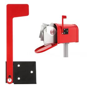 596126 Teaaha Red Mailbox Flag Replacement Kit Galvanized Steel Professional For
