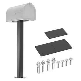 Pt01 Teuhkloi Mailbox Post For Outside - 43ftft X 4 Base Bracket Heavy-duty Steel Lo