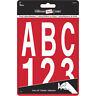 The Hillman Group 7.6cm Die-cut Letters Numbers Kit White. Delivery Is Free