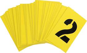 847026 The Hillman Group 2-inch Numbers Letters And Punctuation Combo Stencil Set