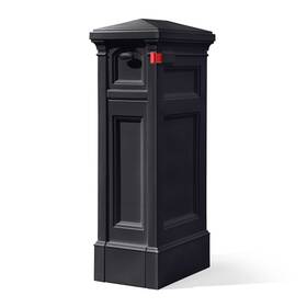 5005bl The Step2 Company Llc Atherton Reserve Storage Mailbox And Post Extra Weather Resistant
