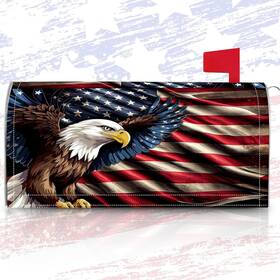 Ns-tiamon-1342 Tiamon 4th Of July Mailbox Covers Magnetic Standard Size 18 X 21 Inch