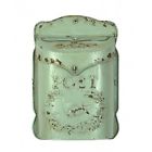 Tin Mailbox Wall Arts Aqua Creative Decorative Embossed Mounted Letter Home
