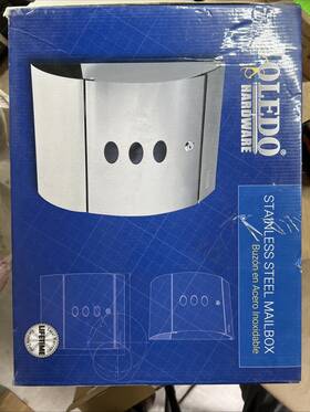 Tmb02ss Toledo Stainless Steel Mailbox Large Capacity Wall-mount Locking. Ugly Box