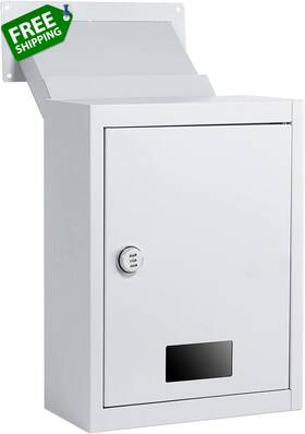 Toriexon 445038867899 Through The Wall Drop Box With Combination Lock 16.5 Inch X 12.5 6 Adjustable C