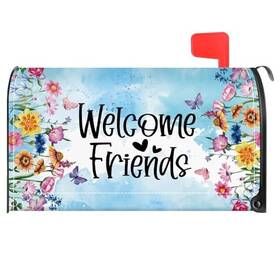 Fmc001 Touner Welcome Friends Mailbox Covers Summer Wildflowers Magnetic Letter Box