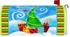 Tree Snow Christmas Mailbox Cover Presents Whimsical