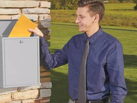 H-6078 U-line Outdoor Drop Box - 12 X 5 15 Inch New