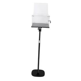 Lx-tpx-clear01 Uedet Suggestion Box With Stand Floor Standing Offering For Church Sign