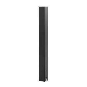 Ytg-2-h Uimoso Steel Mailbox Post Kit 43x4x4 In Durable Rust-resistant Black Finish