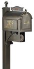 Ultimate French Bronze Streetside Mailbox Package Customize Yes 719455163030