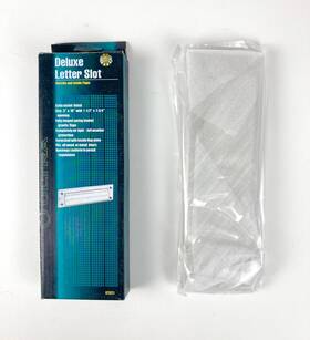 67021 Ultra Solid Brass Deluxe Letter Slot 3 X 10 Inch Satin Nickel Finish Brand New