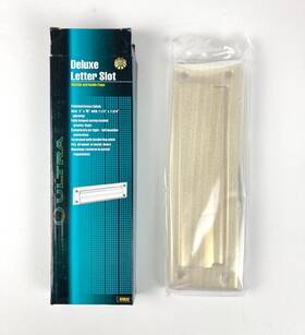 67022 Ultra Solid Brass Deluxe Letter Slot 3 X 10 Inch Polished Finish Brand New