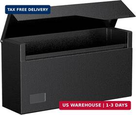 Uniclife Uniclife-3670-1 Wall Mount Mailbox For Outside Large Metal Mail Box Home Heavy Du