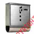Usmb-03 Aleko Wall Mounted Mail Box With Retrieval Door 2 Keys And Newspaper Com